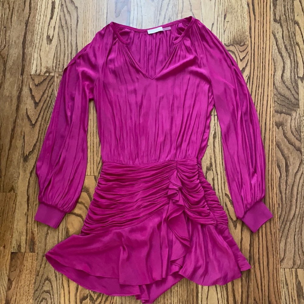 Ramy Brook Becca Ruched Mini Dress